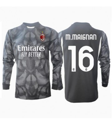 AC Milan Mike Maignan #16 Målvakt Hemmatröja 2024-25 Långärmad